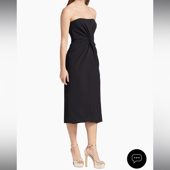 Cinque à Sept McKenna strapless midi dress - Picture 3 of 7